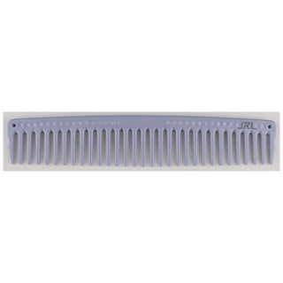 lilac comb with 'JRL' branding on a white background
