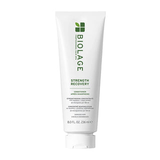 Biolage Strength Recovery conditioner bottle on a white background