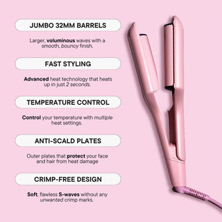 MERMADE Double Waver Max Pink 32mm