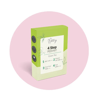 MITTY 4 Step Pedi Kit Green Tea