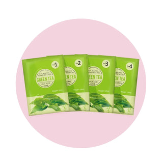 MITTY 4 Step Pedi Kit Green Tea