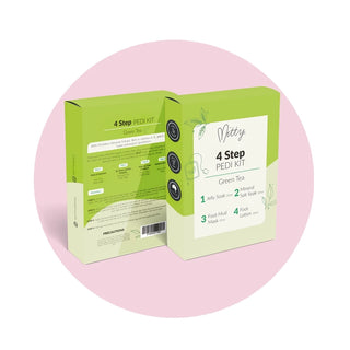 MITTY 4 Step Pedi Kit Green Tea