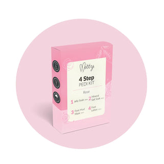 MITTY 4 Step Pedi Kit Rose