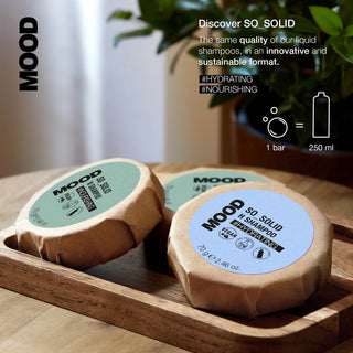 MOOD So Solid Shampoo Bar Hydrating And Nourishing Poster 