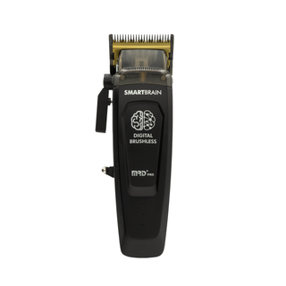 Hair clipper with 'SmartBrain' and 'Mrd Pro' branding on a white background