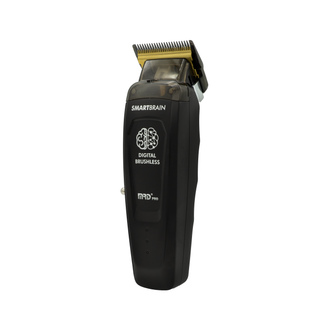 Hair trimmer with 'Smartbrain' branding on a white background
