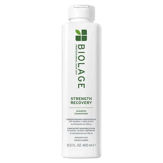 Biolage Strength Recovery shampoo bottle on a white background