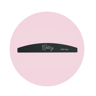 MITTY Nail File 100/100 Grit Black