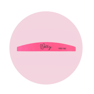 MITTY Nail File 180/180 Grit Pink