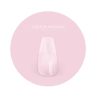 MITTY Soft Gel Nail Tips Coffin Medium 500pc