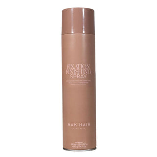 Nak Hair fixation finishing spray can on a white background