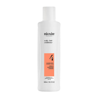 Nioxin scalp and hair conditioner bottle on a white background