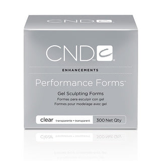 CND Performance Forms Clear 300pk