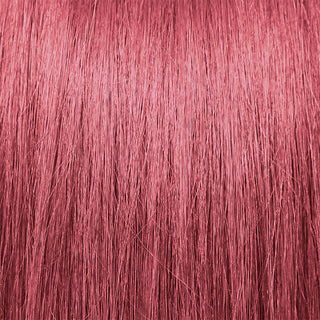 Close-up of pink hair strands