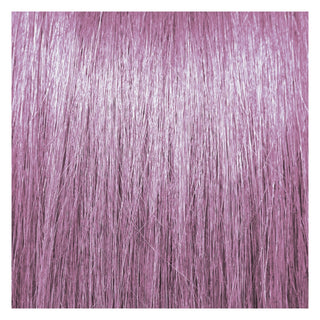 Close-up of purple hair  on a white background