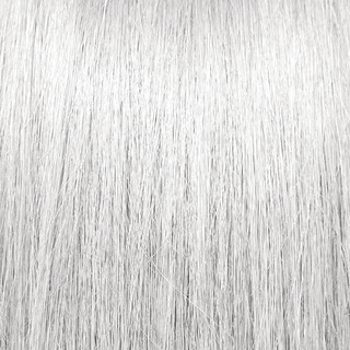 Close-up of gray hair strands on a white background