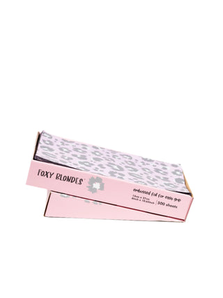 FOXY BLONDES Pink Candy Extra Long Foil 200 Sheets