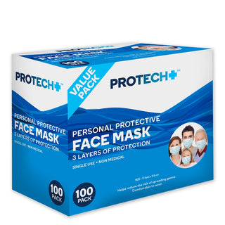 PROTECH+ Disposable Face Masks