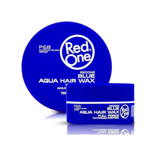 Red One Aqua Hair Wax container on a white background