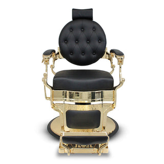 SALON & CO Sebastion Barber Chair Black & Gold