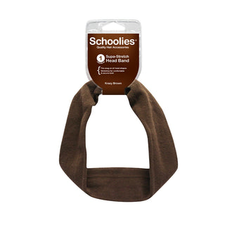SCHOOLIES_Supa-Stretch_Headband_Krazy_Brown