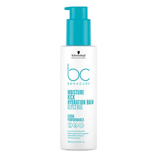 Schwarzkopf Bonacure bottle with blue cap on a white background