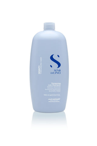 Semi Di Lino shampoo bottle on a white background