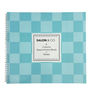 SALON & CO 6 Column Appointment Book