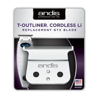 ANDIS Cordless T-Outliner Replacement Deep Tooth GTX Blade