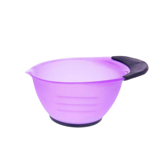 SALON & CO Rubber Handle Tint Bowl Purple