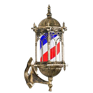 Barber Pole Old Gold Vintage 50cm