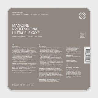 MANCINE Ultra Flexxx Vanilla Hard Wax 500g