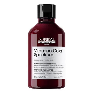 L'Oreal Vitamino Color Spectrum shampoo bottle on a white background