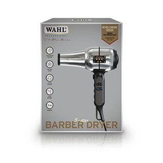 Wahl 5-star Barber Dryer packaging on a white background