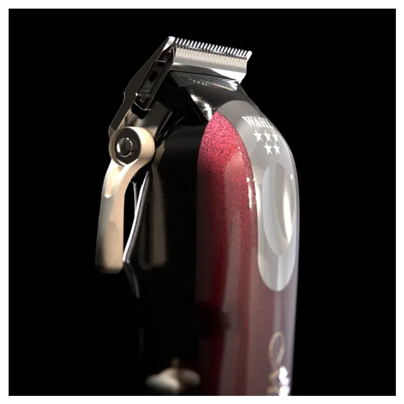 WAHL 5 Star Magic Clip Cordless Clipper Burgundy – Salon World WAHL 5 Star Magic Clip Cordless Clipper Burgundy – Salon World