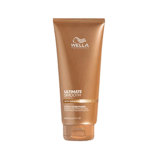 Wella Ultimate Smooth conditioner bottle on a white background
