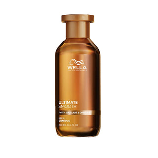 Wella shampoo bottle on a white background