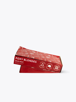 FOXY BLONDE Wild West Pre Cut Flat Packed Foil 500 Sheets 15 x 27cm