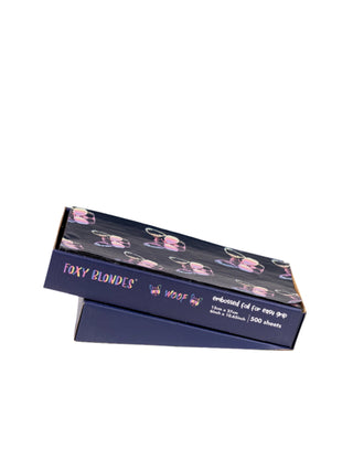 FOXY Blondes WOOF Flat Pack  500 Sheets15cm x 27cm