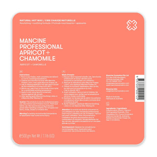 MANCINE Apricot & Chamomile Hard Wax 500g