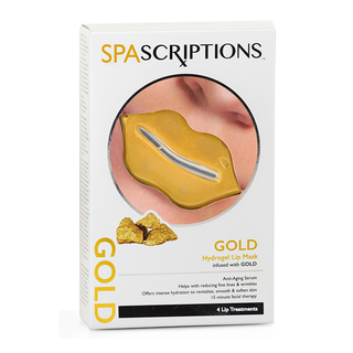 SPASCRIPTIONS Hydrogel Lip Mask Gold 4pc