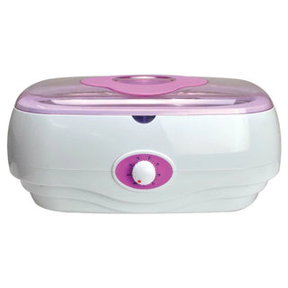 White and pink electronic device on a white background