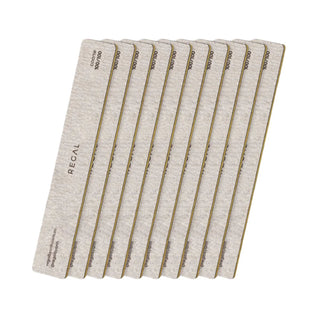 REGAL Rectangular Coarse 100/100 Nail File 10pk