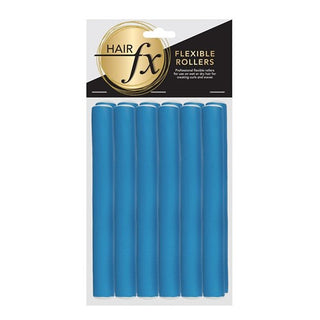 HAIR FX Short  Flexible Rollers  Blue 12pc